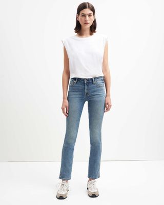 7 For All Mankind + Kimmie Straight Jeans