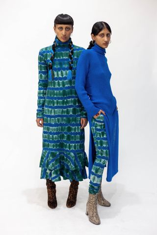 Abacaxi + Peacock Turtleneck Dress