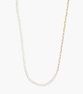 Madewell + Freshwater Pearl Chain Necklace