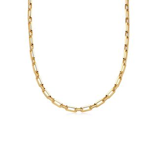 Missoma + Gold Bevelled Chain Necklace