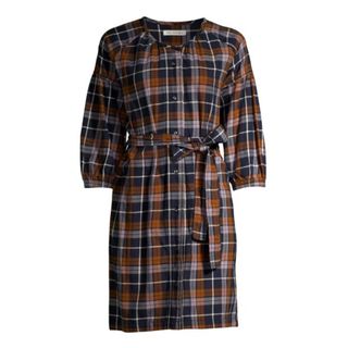 Free Assembly + Shirred Shirtdress