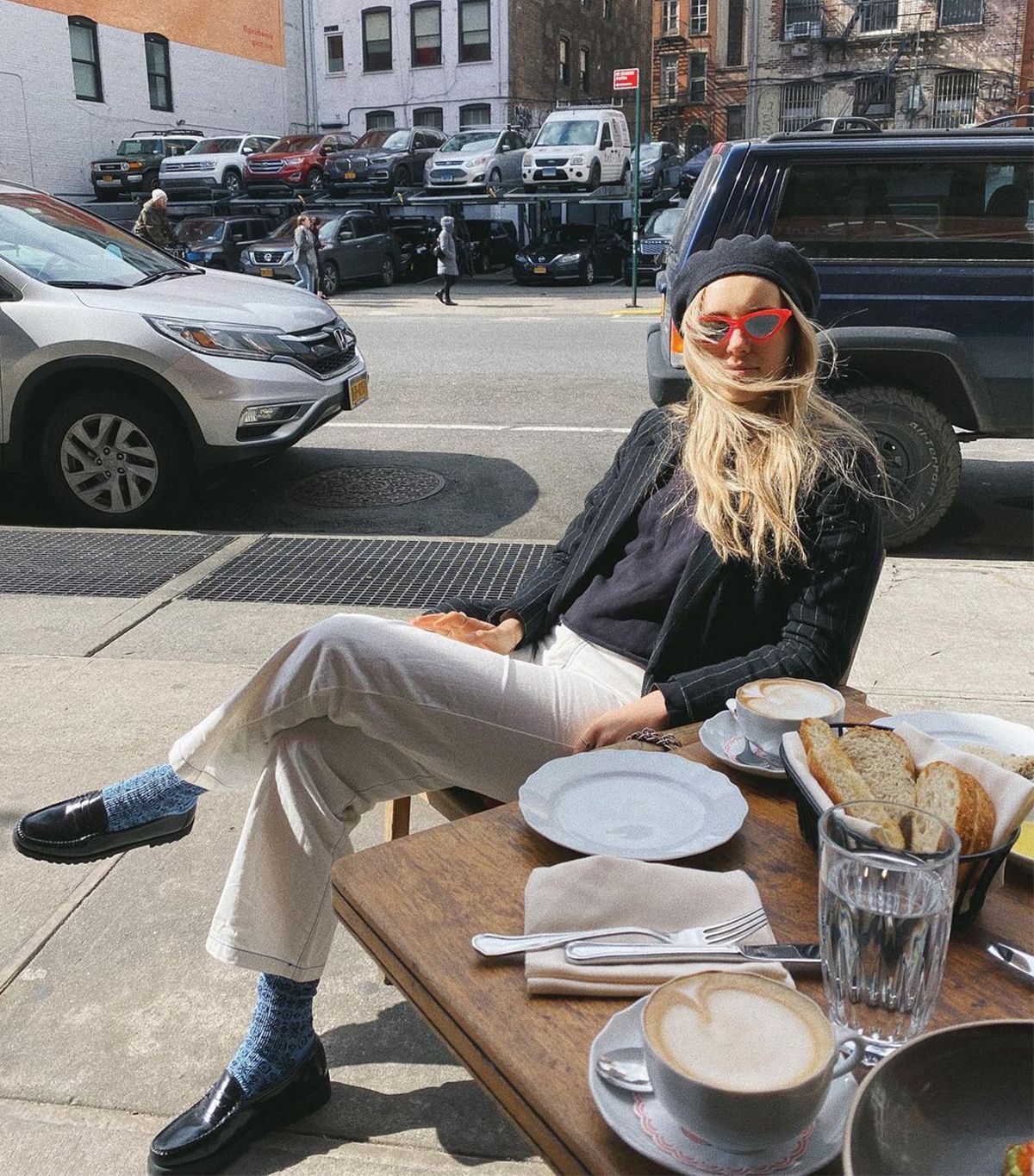 8 Outdoor Dining Outfits That Will Keep You Warm Who What Wear
