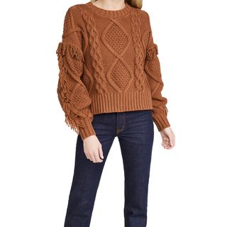 Line & Dot + Jasper Fringe Sweater