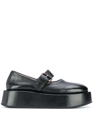 Marsèll + Strapped Platform Oxford Shoes