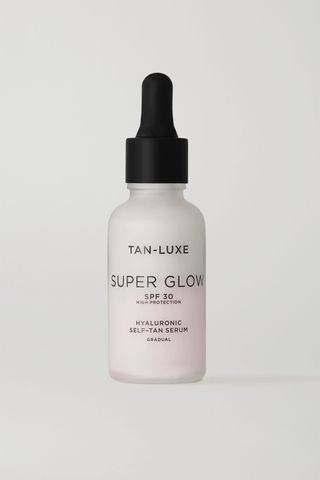 Tan-Luxe + Super Glow Hyaluronic Self-Tan Serum SPF 30