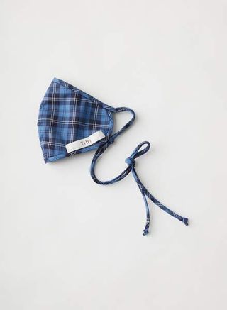 Tibi + Kingston Check Tie Mask