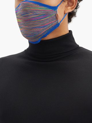 Missoni + Space-Striped Face Covering