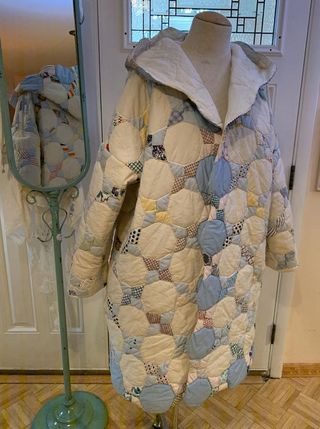 Upcycled Gypsy + Upcycled Quilt Coat With Hood
