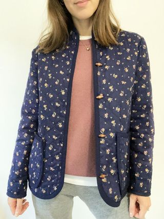 Vintage + Floral Quilted Jacket