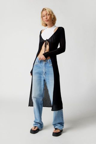 Urban Outfitters + Jovie Ribbed Duster Cardigan