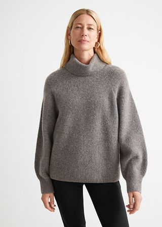 
Other Stories + Turtleneck Wool Knit Sweater