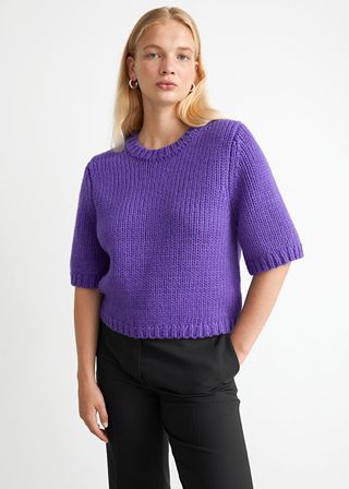& Other Stories + Cropped Knit Top