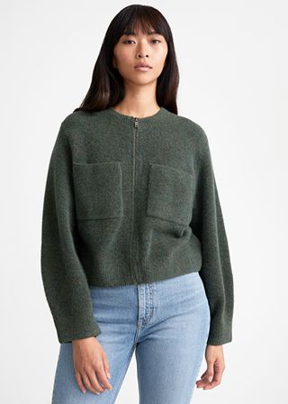 
Other Stories + Knitted Zip Cardigan