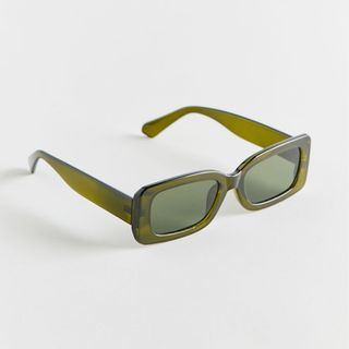 Fairfax + Chunky Rectangle Sunglasses
