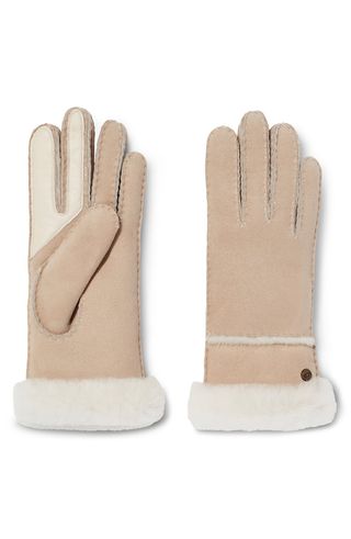 Ugg + Touchscreen Compatible Genuine Shearling Lined Gloves
