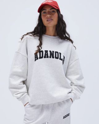 Adanola + Varsity Oversized Sweatshirt