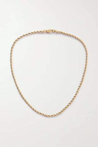 Laura Lombardi + Rope Gold-Plated Necklace