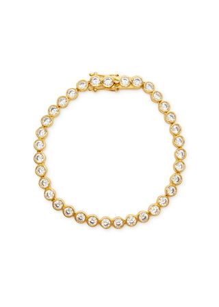 Daphine + Chris Tennis 18kt Gold-Plated Bracelet