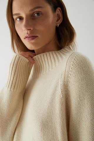 Cos + Cashmere ROLL-NECK Sweater