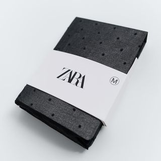 Zara + 20 Den Swiss Dot Tights