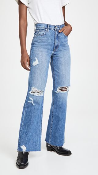 Slvrlake + Grace High Rise Wide Leg Jeans