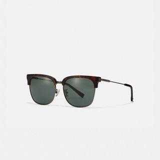Coach + Retro Frame Sunglasses