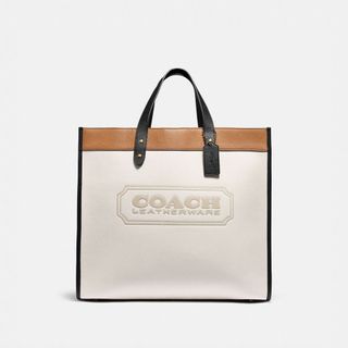 Coach + Field Tote 40 in Colorblock With Coach Badge