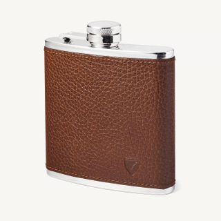 Aspinal of London + Classic 5oz Leather Hip Flask