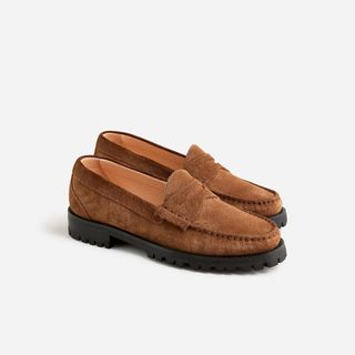 J.Crew + Winona Lug-Sole Penny Loafers