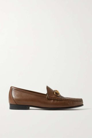 Gucci + Frame Horsebit-Detailed Leather Loafers