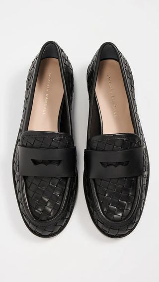 Loeffler Randall + Rachel Woven Leather Loafers