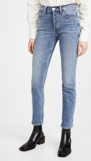 RE/DONE + 80s Slim Straight Jeans