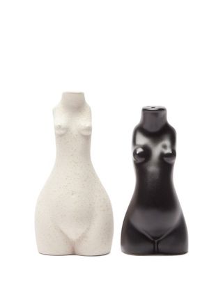 Anissa Kermiche + Tit for Tat Ceramic Salt and Pepper Shakers