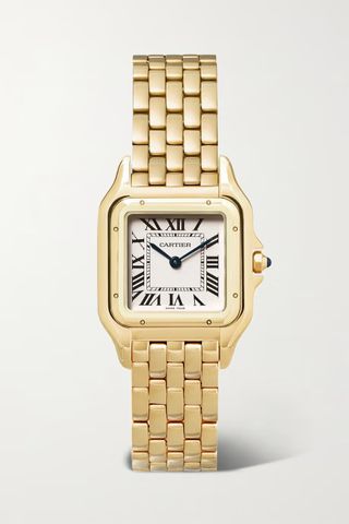 Cartier + Panthère De Cartier 27mm Medium 18-Karat Gold Watch