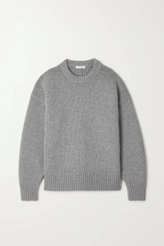 The Row + Ophelia Oversized Wool and Cashmere-Blend Sweater