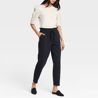 Who What Wear + High-Rise Regular Fit Jogger Pants