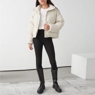 & Other Stories + Short Oversized Puffer Jacket