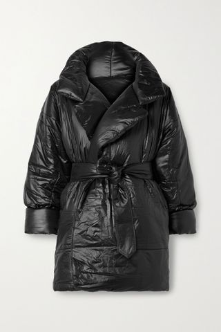 Norma Kamali + Sleeping Bag Oversized Belted Shell Coat