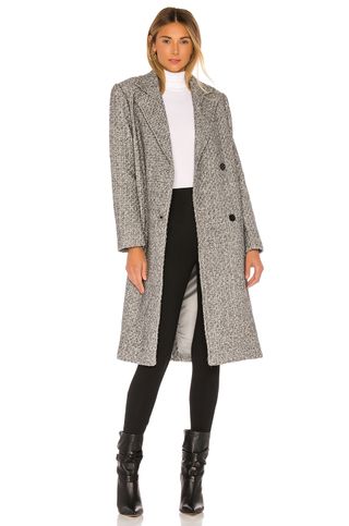 Majorelle + Majorelle Dorset Coat in Charcoal Grey