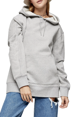 Topshop + Oversize Hoody Sweatshirt
