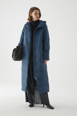 COS + Long Hooded Puffer Coat