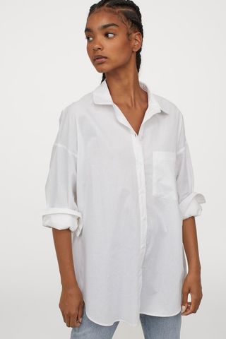 H&M + Oversized Cotton Shirt