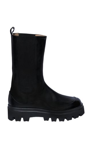 Ilio Smeraldo + Grece Leather Combat Boots