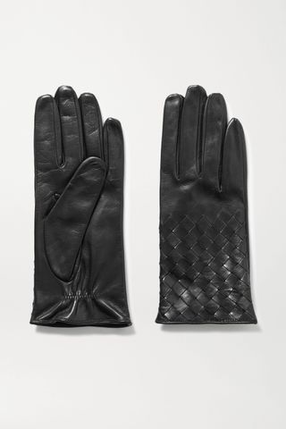 Portolano + Woven Leather Gloves