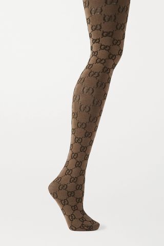 Gucci + Jacquard-Knit Tights