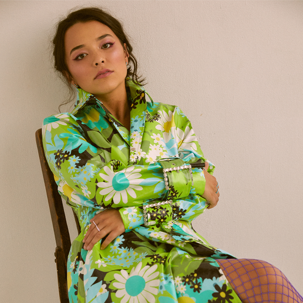 dash and lily christmas tree dress Actress Midori Francis on Her Netflix Series & sustainable Collection