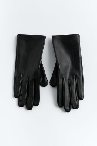 Zara + Leather Gloves