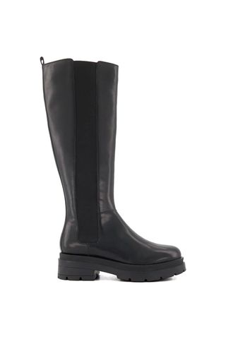 Dune London + Tammie Leather Knee High Boots