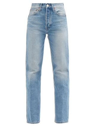 Re/Done Originals + 90s High-Rise Straight-Leg Jeans