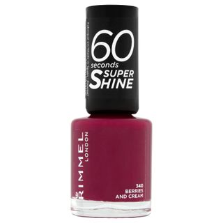 Rimmel + 60 Seconds Super Shine Nail Polish in Berries and Cream
